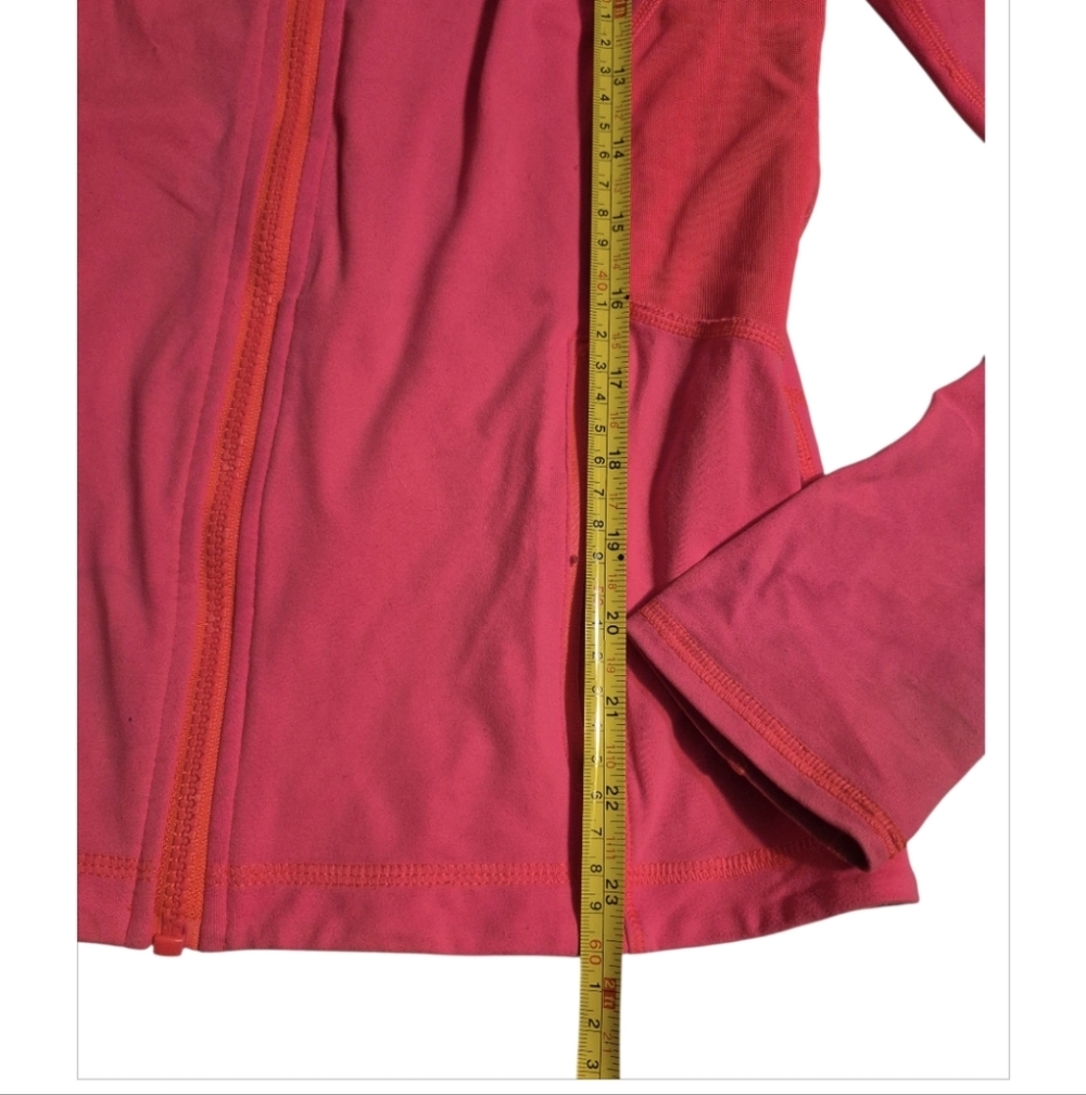 Women's Kirkland Signature Bold Pink Zip Up Jacket - Picture 3 of 5